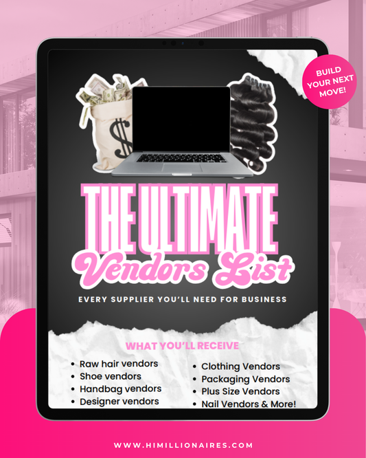 The Ultimate Vendors List